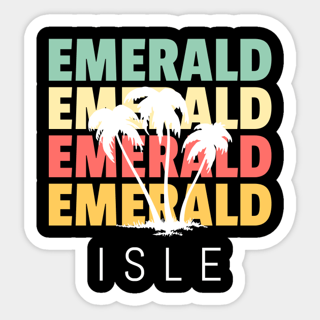 Emerald Isle North Carolina Beach Sticker by dearannabellelee